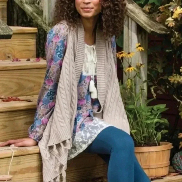 Matilda Jane Sew Perfect Peasant Top Large Make Believe Lace Boho Festival NWT - Picture 6 of 11